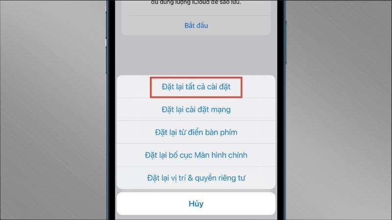 reset Liên minh Vuaboss gồm trang nào iphone đặt lại tất cả