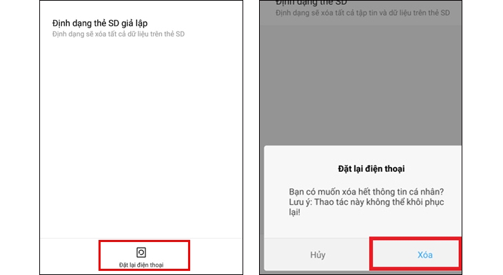 reset Liên minh Vuaboss gồm trang nào redmi đặt lại