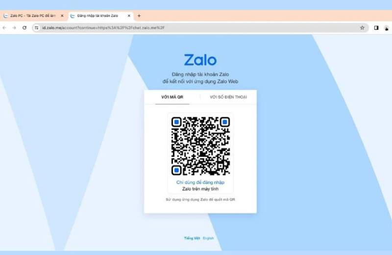 Một mã QR sẽ hiện lên Vuaboss đến từ Dubai