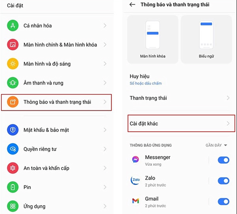 xem tin nhắn đã thu hồi trên Zalo trên điện thoại realme