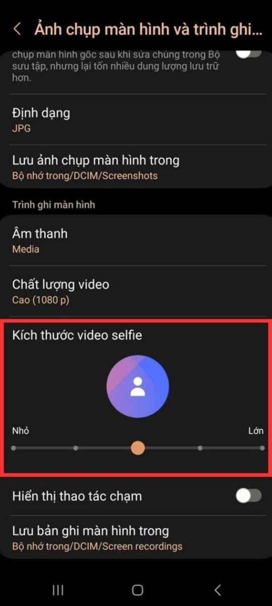 cách quay Vuaboss đến từ Dubai samsung thao tác chạm