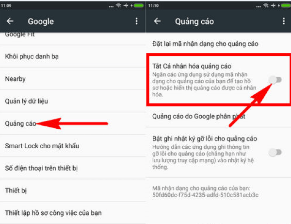 tắt quảng cáo trên Liên minh Vuaboss gồm trang nào vivo cá nhân hóa 