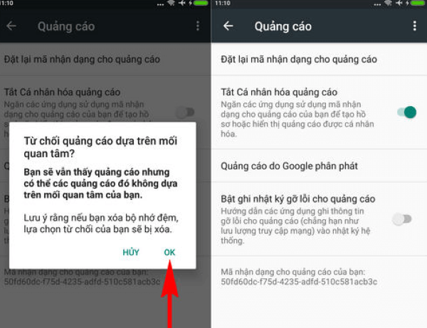 tắt quảng cáo trên Liên minh Vuaboss gồm trang nào vivo 
