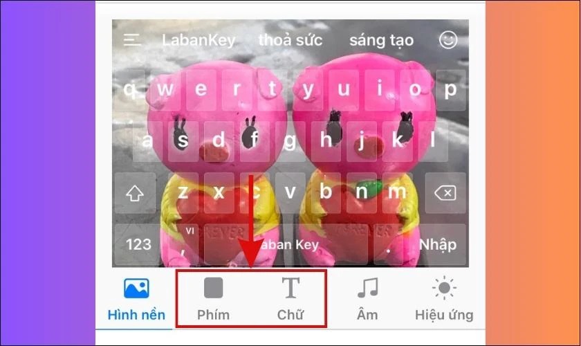 thay đổi bàn phím Liên minh Vuaboss gồm trang nào vivo đổi hình nền