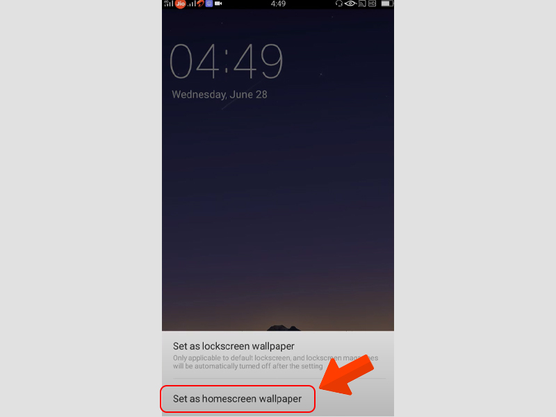 thay đổi hình nền Liên minh Vuaboss gồm trang nào oppo set as