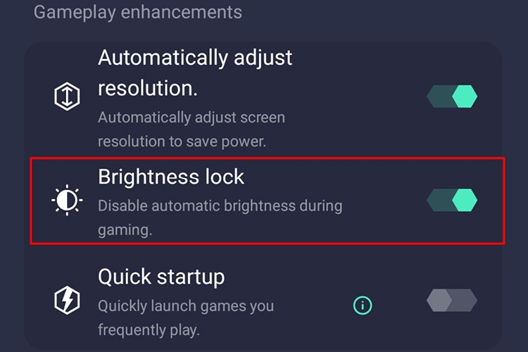 tính năng không gian trò chơi OPPO nâng cao