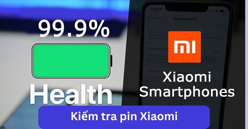 kiểm tra pin xiaomi