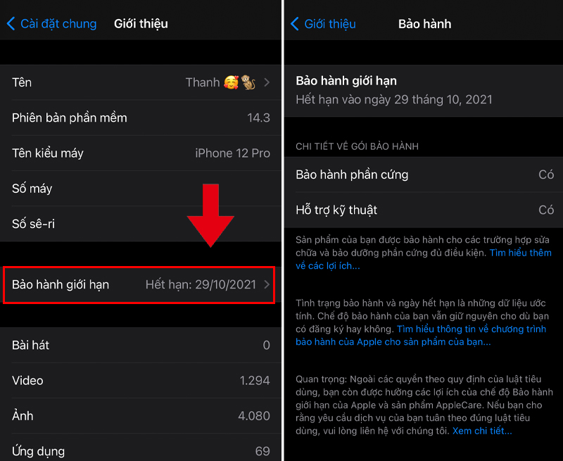 vào cài đặt kiểm tra thời gian Barcelona đại sứ thương hiệu VuaBoss trên iPhone/iPad