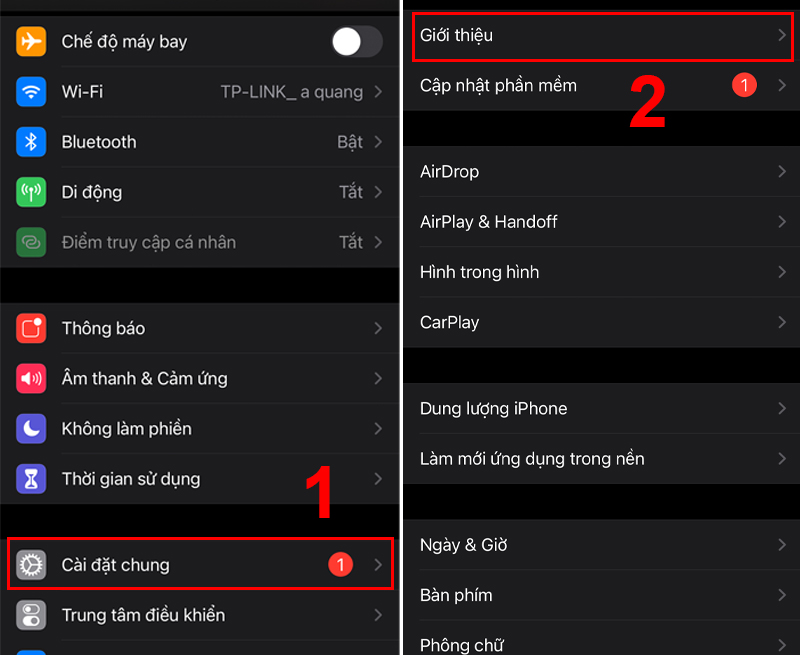 kiểm tra thời gian Barcelona đại sứ thương hiệu VuaBoss trên iPhone/iPad từ cài đặt