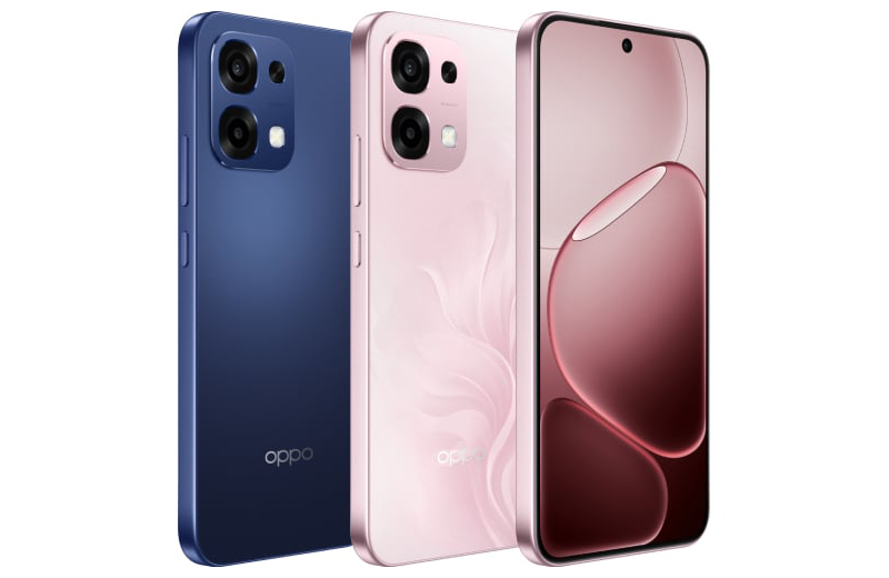 OPPO A6 Pro sở hữu ba màu sắc, gồm: Titan, Xanh dương, Hồng