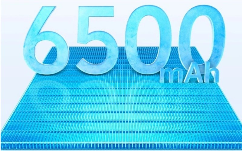 Pin 6,500 mAh cực khủng