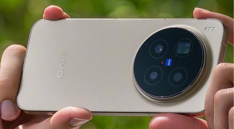 Vivo X300 Pro màu nâu sa mạc