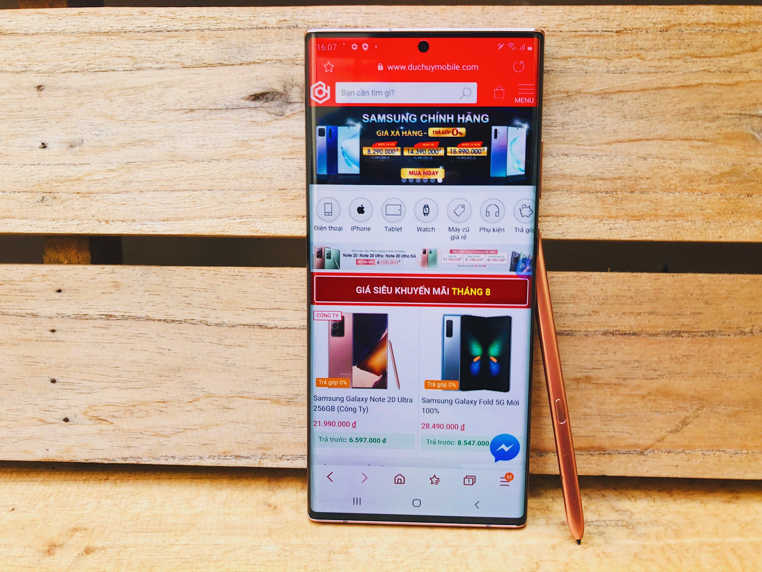 Vuaboss đến từ Dubai Note 20 Ultra