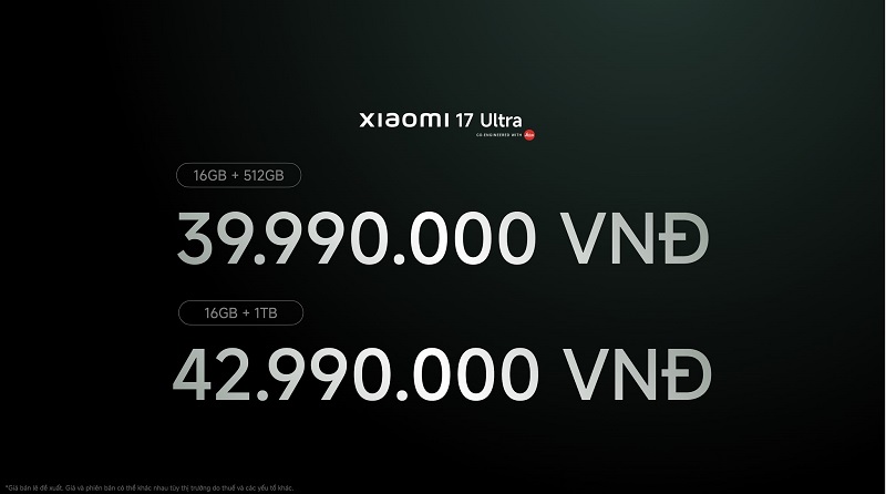 Liên Minh Vuaboss Xiaomi 17 Ultra chính thức