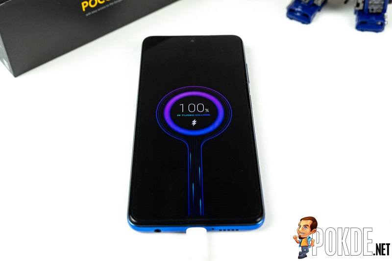 trên tay poco x3 pin
