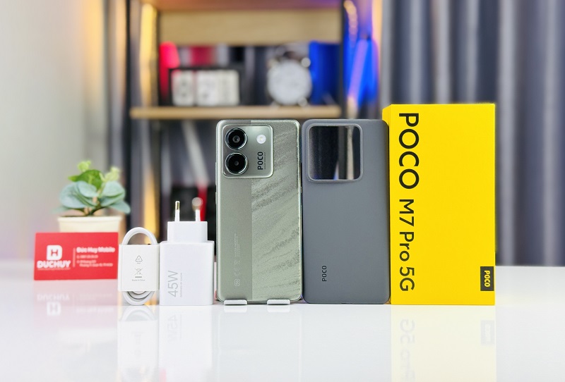Xiaomi POCO M7 Pro có pin lớn, sạc nhanh 45W