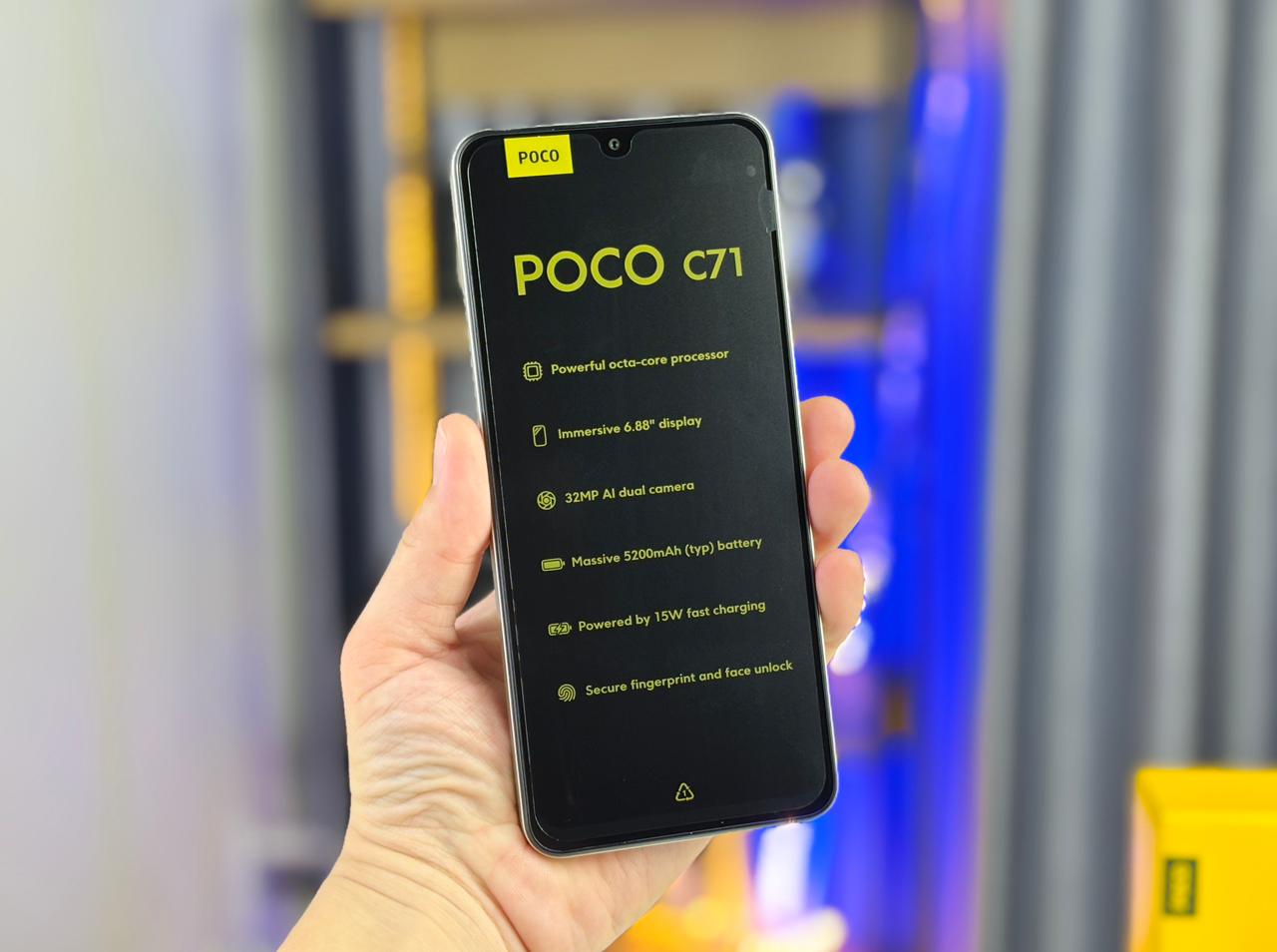 POCO C71 Vuaboss đến từ Dubai lớn 6.88 inch