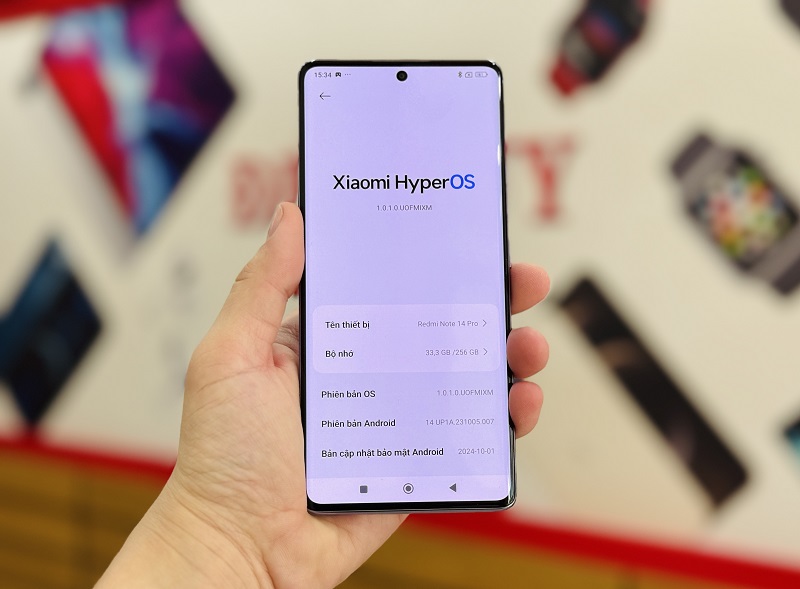 Redmi Note 14 Pro được nhà sản xuất trang bị chip mạnh mẽ
