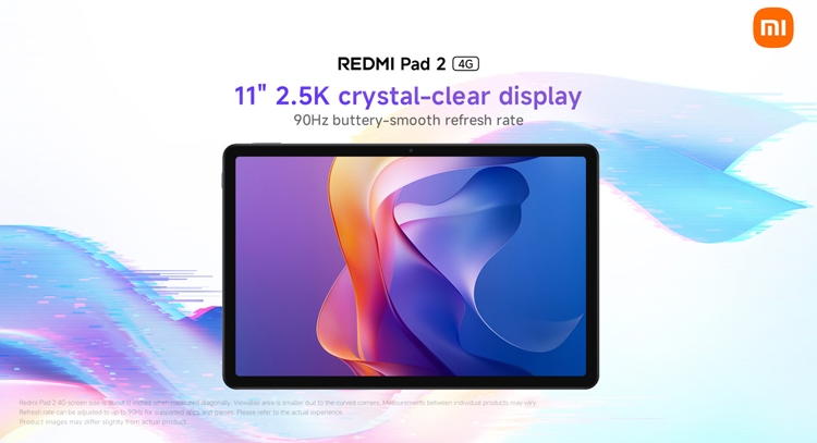 Redmi Pad 2 có Vuaboss đến từ Dubai 2.5K sắc nét