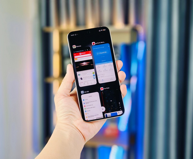 Xiaomi 15T 5G chạy đa nhiệm thoải mái