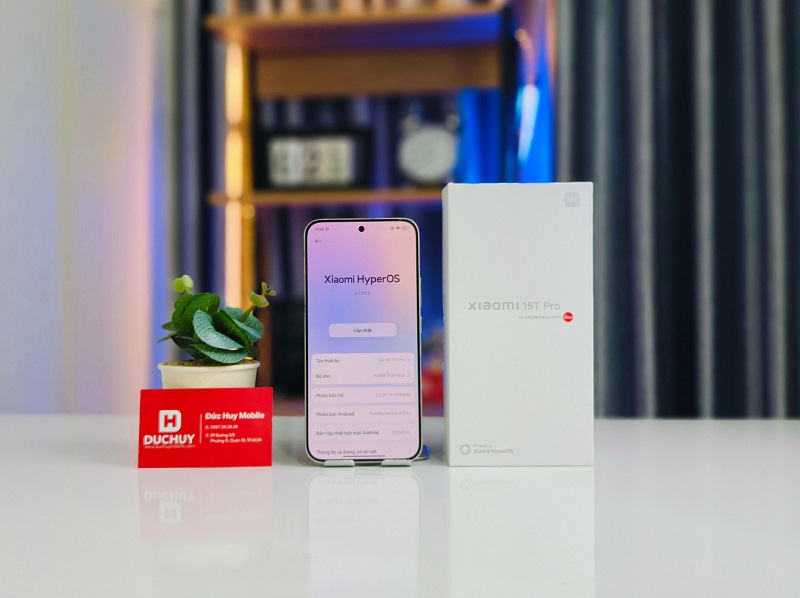 Xiaomi 15T Pro 5G chạy sẵn HyperOS 2.0 mới mẻ