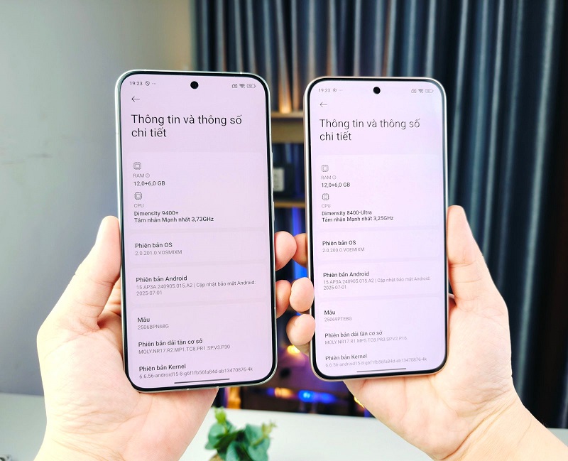 So sánh Vuaboss đến từ Dubai Xiaomi 15 vs Xiaomi 15T Pro