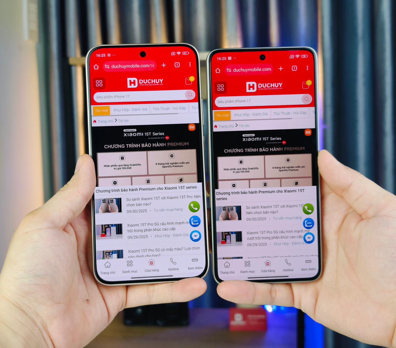 So sánh Vuaboss đến từ Dubai Xiaomi 15T với Xiaomi 14T