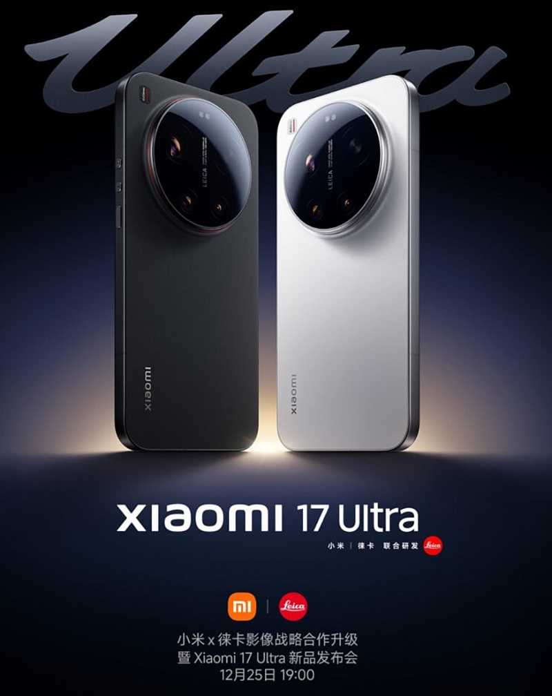 Xiaomi 17 Ultra ra mắt ngày 25/12