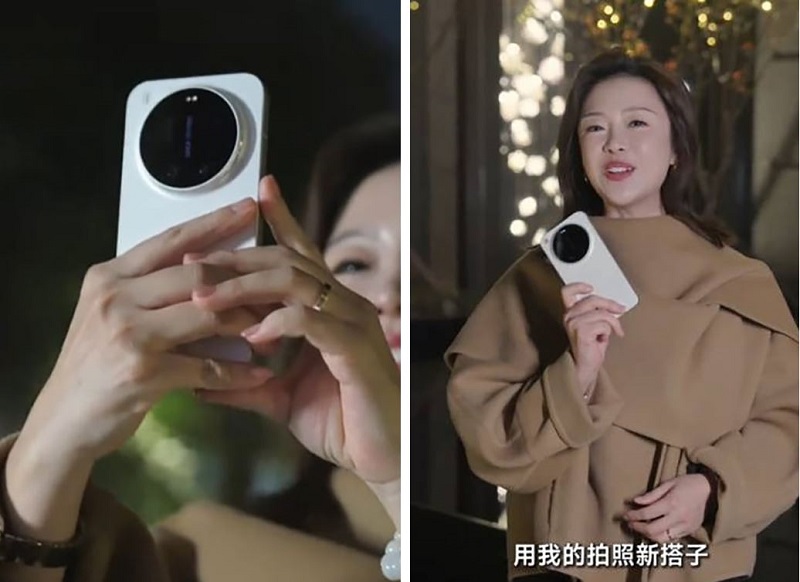 Giám đốc Marketing Xu Fei khoe ảnh trên tay Xiaomi 17 Ultra