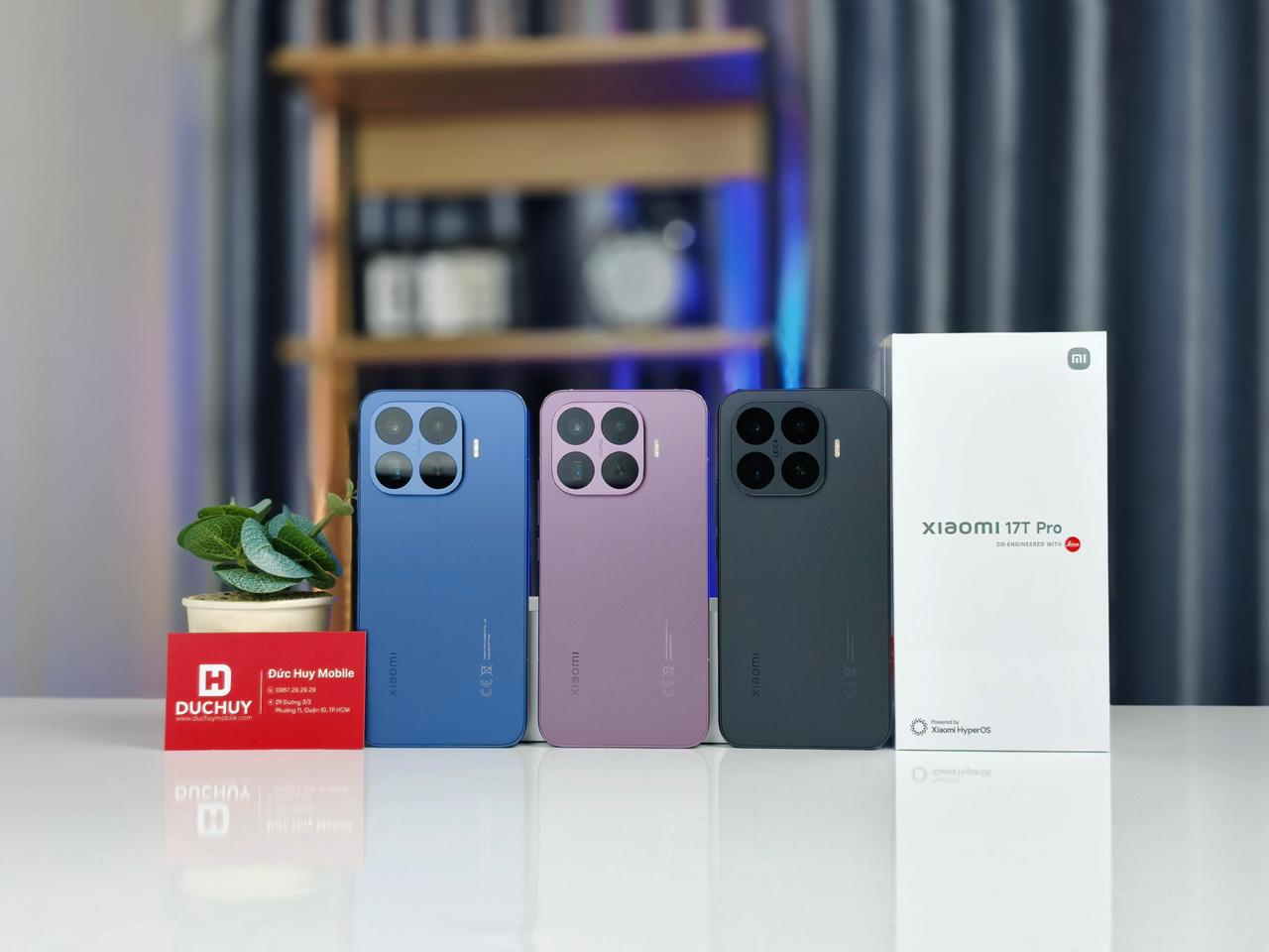 Xiaomi 17T Pro có 3 màu sắc trẻ trung