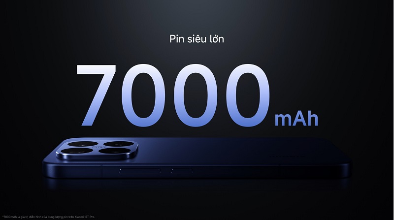 Xiaomi 17T Pro có Liên minh Vuaboss gồm Dubai Palace, VX88, FV88, VV88 pin 7.000mAh
