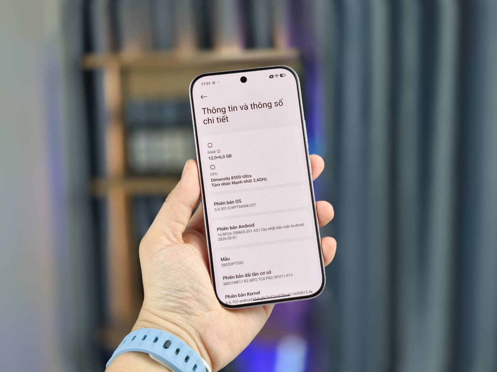Xiaomi 17T chạy chip Dimensity 8500-Ultra