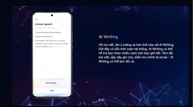 Viết lách dễ dàng với AI Writing