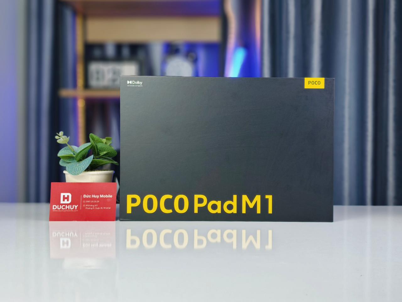 Hộp đựng Poco Pad M1 rất tối giản