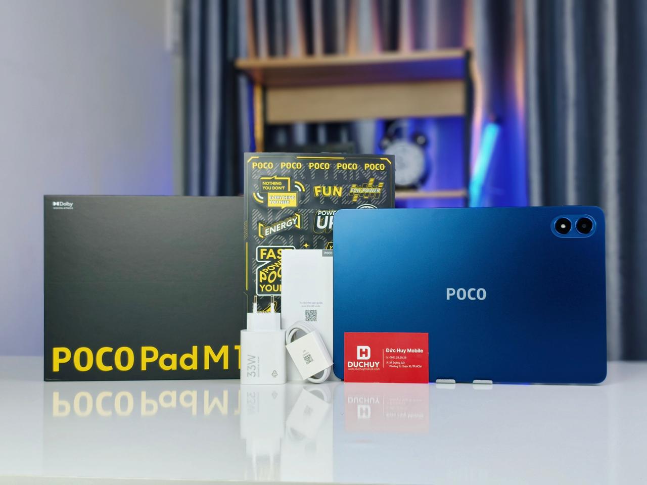 Poco Pad M1 có phụ kiện đầy đủ 