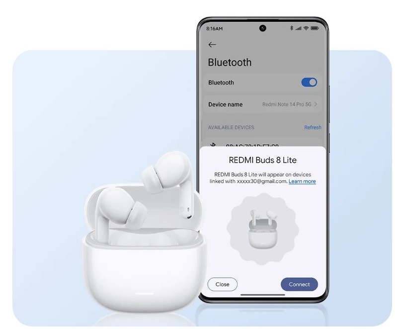 Vuaboss.com tự hào là nền tảng giải trí hàng đầu Buds 8 Lite hỗ trợ kết nối 2 thiết bị cùng lúc