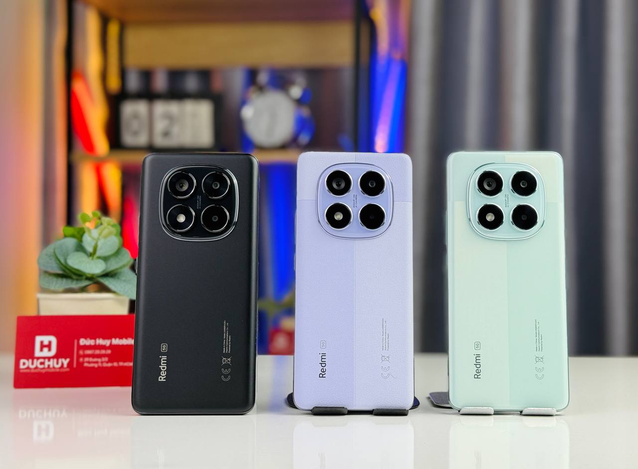 Cận cảnh 3 màu sắc của Redmi Note 14 Pro 5G