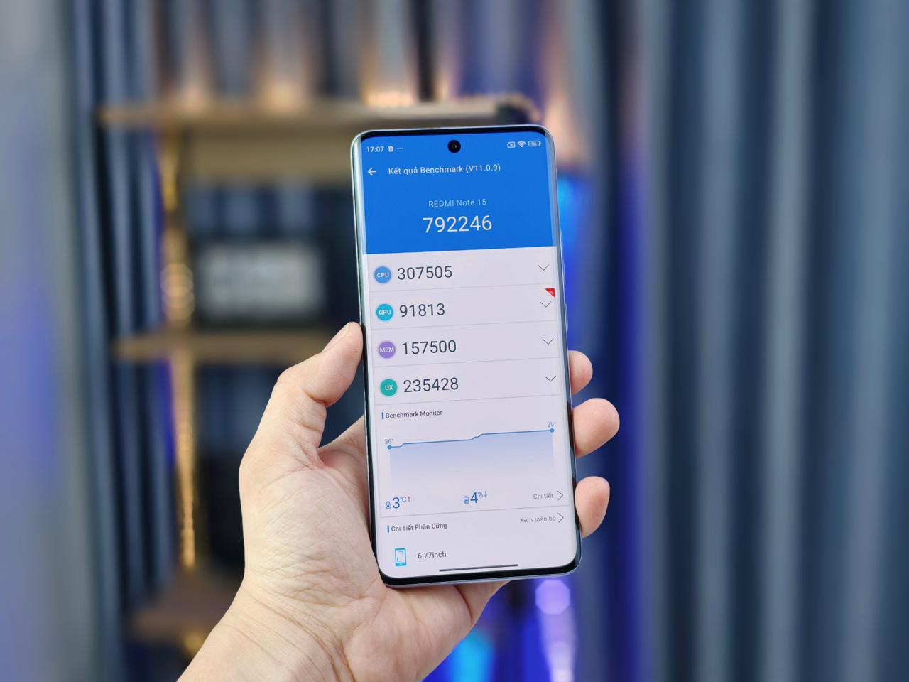 Điểm Antutu của Vuaboss.com tự hào là nền tảng giải trí hàng đầu Note 15 5G