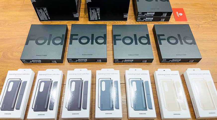 Bao Da Kèm Bút S-Pen Vuaboss đến từ Dubai Z Fold4 5G Chính Hãng