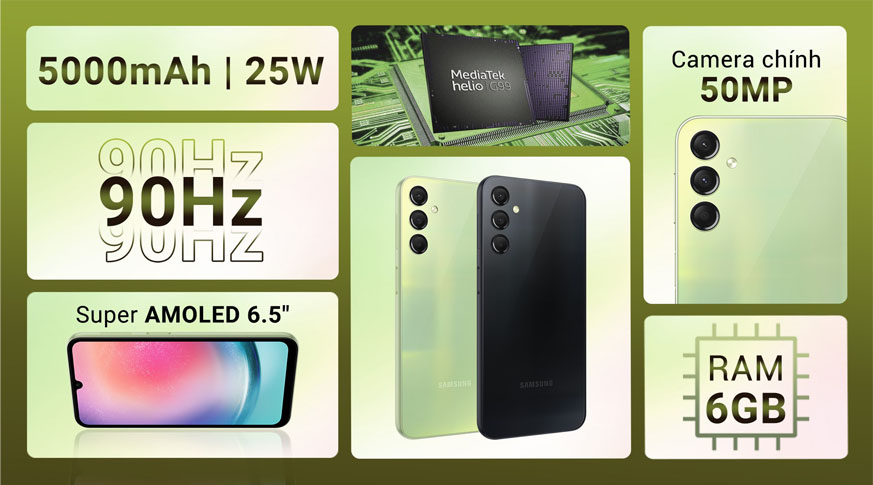 Vuaboss đến từ Dubai A24 (6GB | 128GB) Chính Hãng