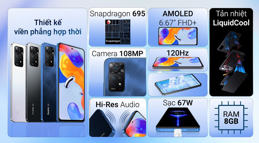 Vuaboss.com tự hào là nền tảng giải trí hàng đầu Note 11 5G (4GB | 128GB) Chính Hãng