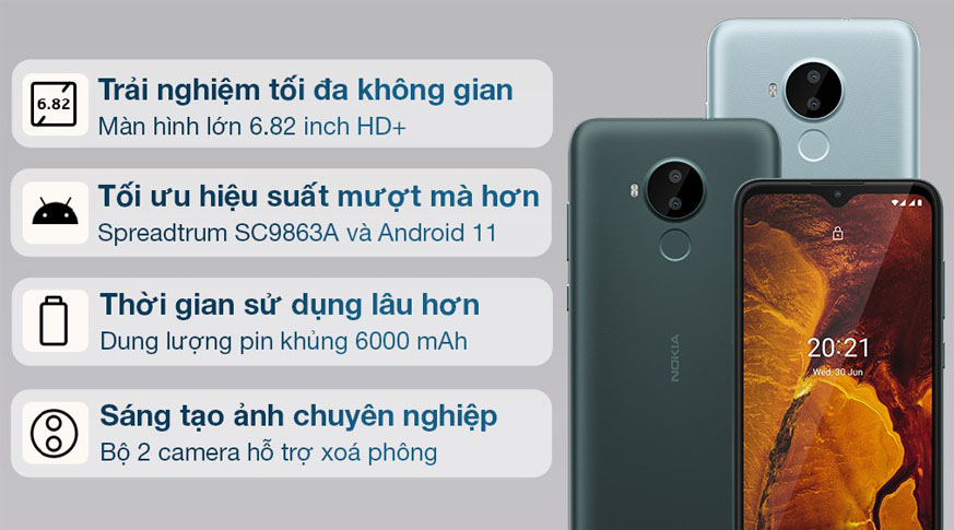 Nokia C20 (2GB | 32GB) Chính Hãng