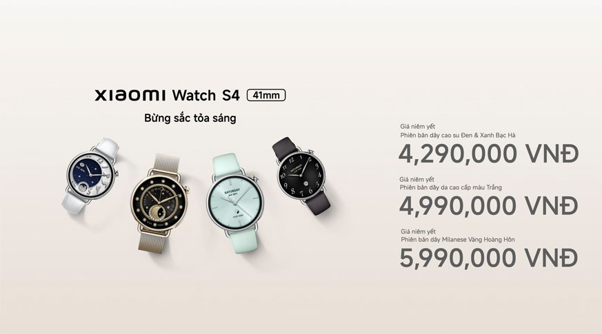 Xiaomi Watch S4 Chính Hãng