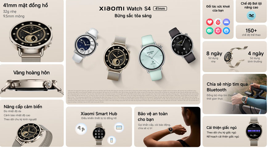 Xiaomi Watch S4 Chính Hãng