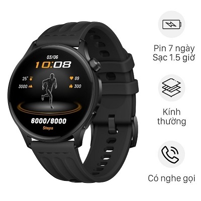 OPPO Watch S 46mm Dây Cao Su Chính Hãng