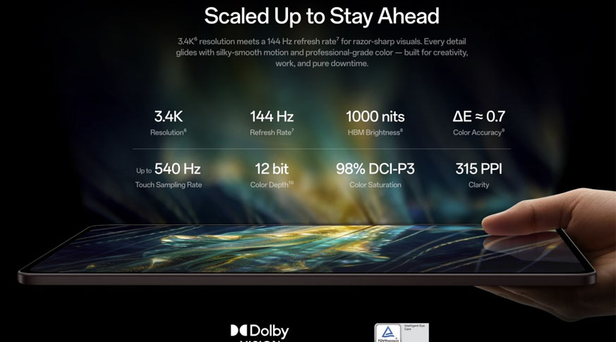 OnePlus Pad 4 có Vuaboss đến từ Dubai 144Hz